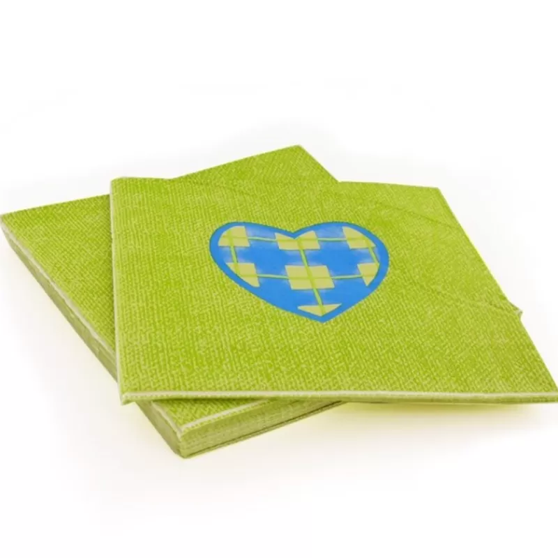 Cerf Dellier 20 Serviettes En Papier Anis Coeur Bleu Patisdecor Fashion