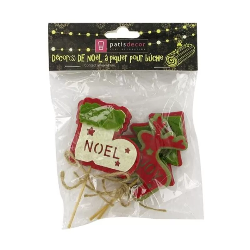 Cerf Dellier 3 Décors De Noël Assortis En Bois Theme 2 Fashion