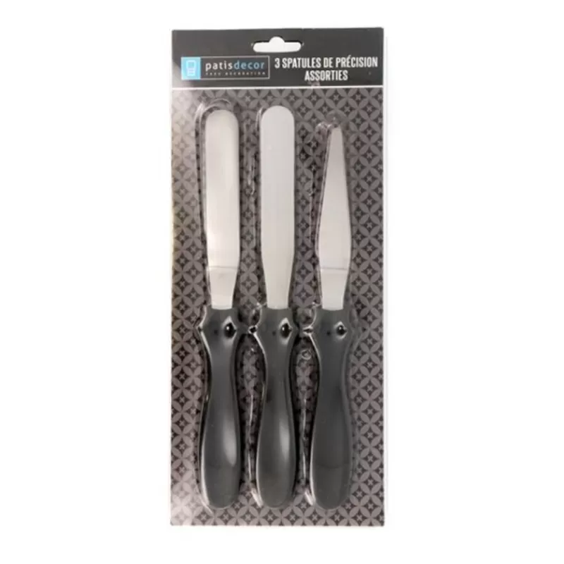 Cerf Dellier 3 Spatules De Precision Assorties Patisdecor