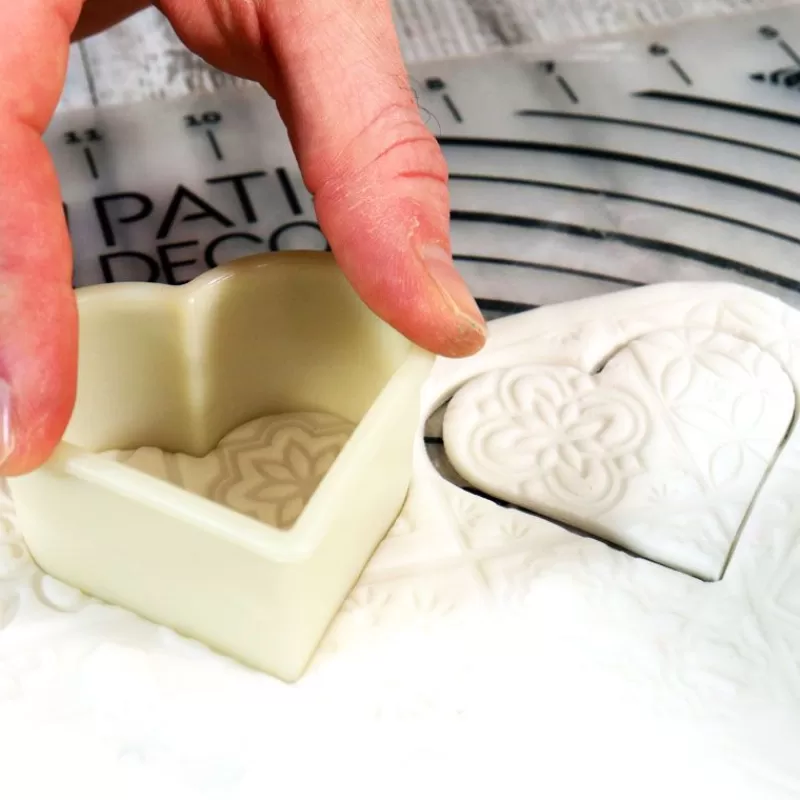 Cerf Dellier 7 Découpoirs Coeurs Canneles Assortis Patisdecor