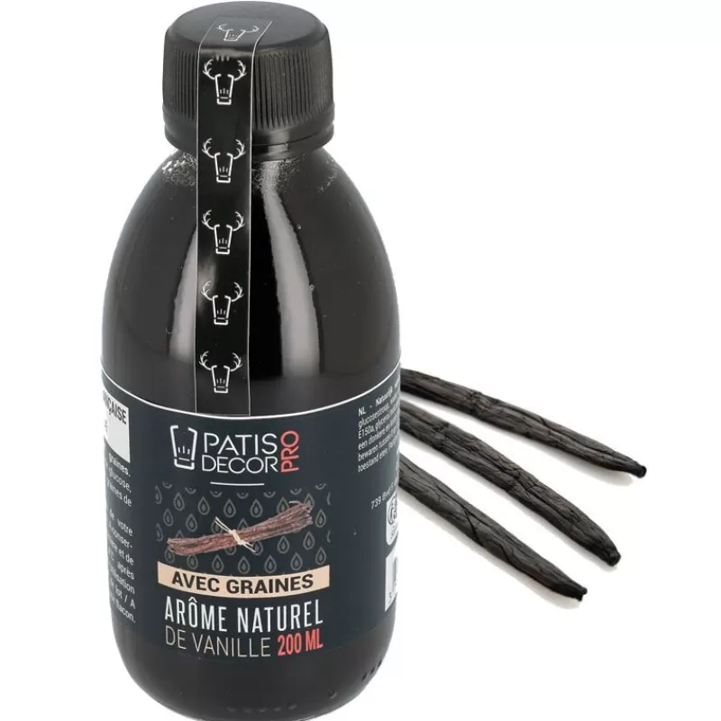 Cerf Dellier Arome Naturel De Vanille Avec Graines Patisdecor Pro 200 Ml