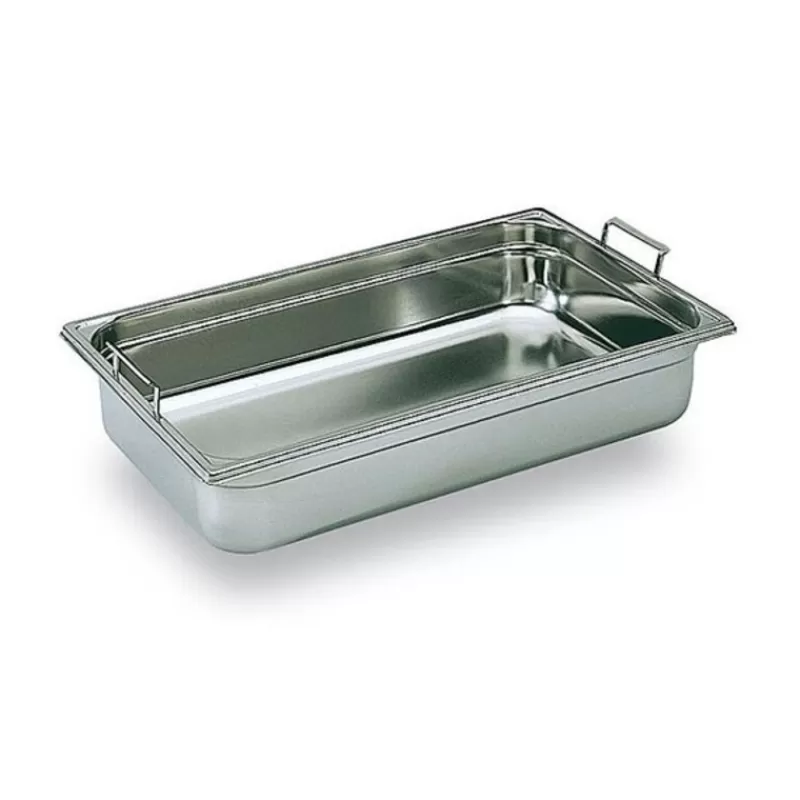 Cerf Dellier Bac Gastronorme Inox Poignées Escamotables Gn 2/3 Fashion