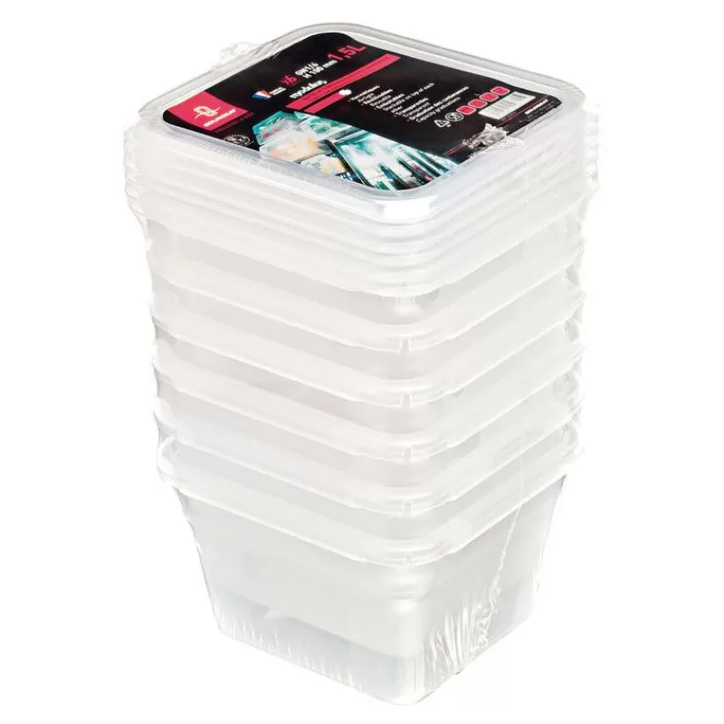 Cerf Dellier Bacs Modulus Rigides En Polypropylene Gn 1/6 Avec Couvercles (X6) Online
