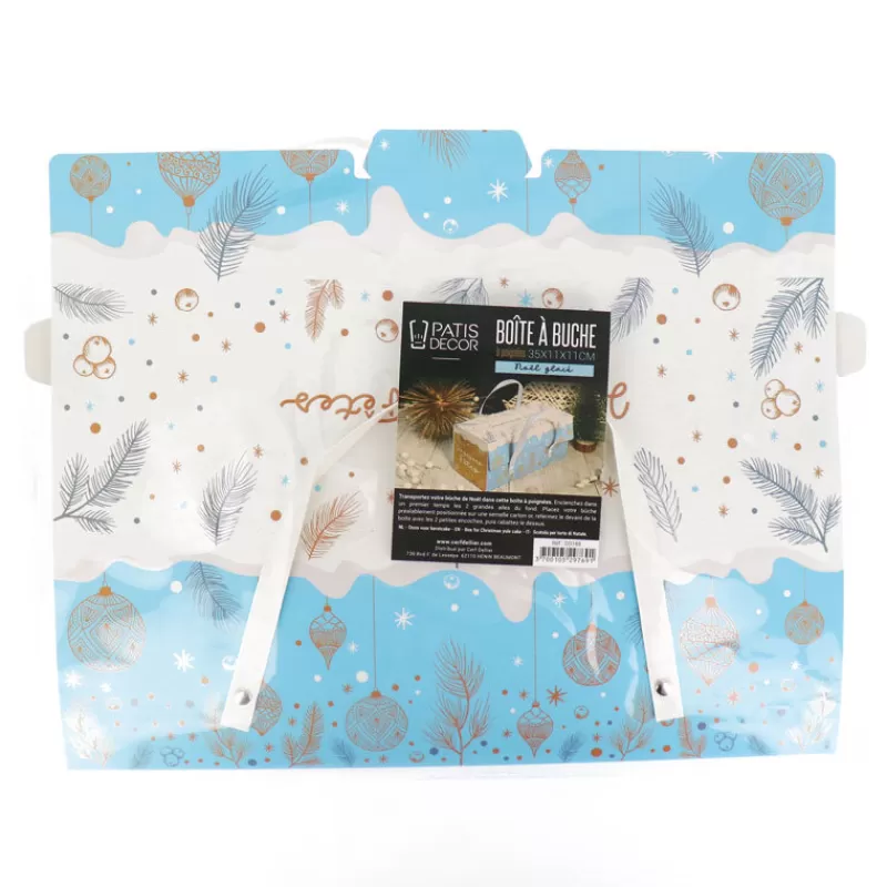 Cerf Dellier Boite A Bûche A Poignées Glacee Patisdecor Shop