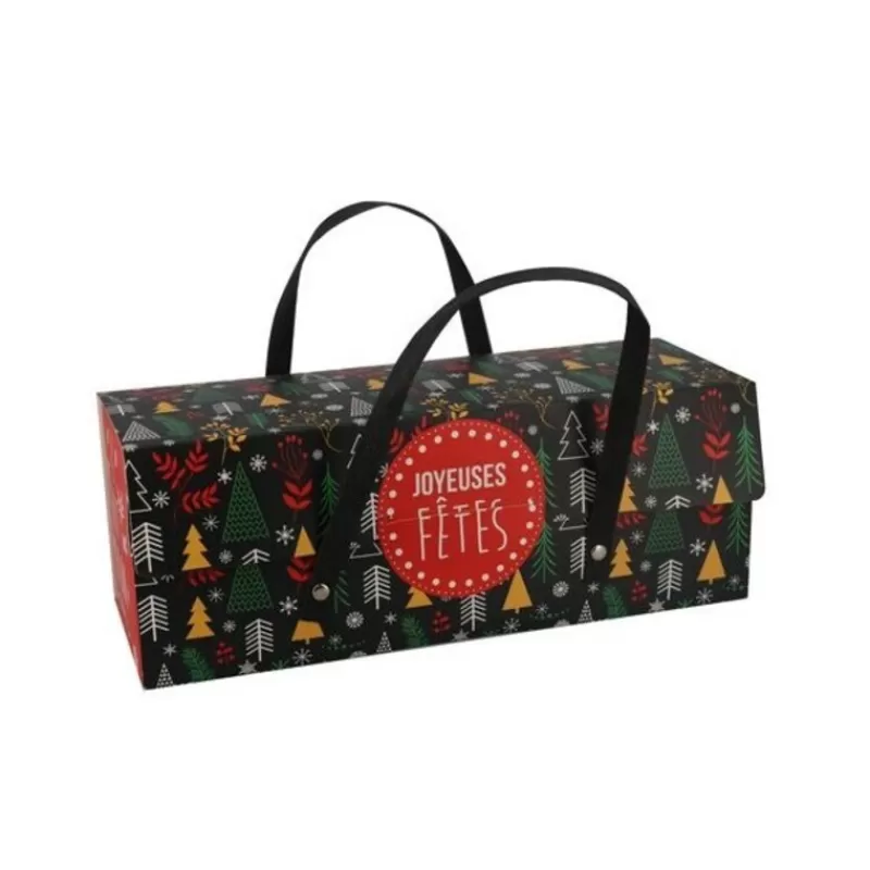 Cerf Dellier Boite A Bûche A Poignées Scandinave Patisdecor Discount