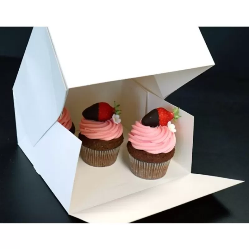 Cerf Dellier Boite Patissiere Blanche Hauteur 10 Cm Patisdecor Discount