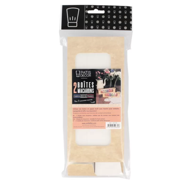 botes_8_macarons_kraft_patisdecor_x2_2.webp Cerf Dellier Boîtes 8 Macarons Kraft Patisdecor (X2) Online