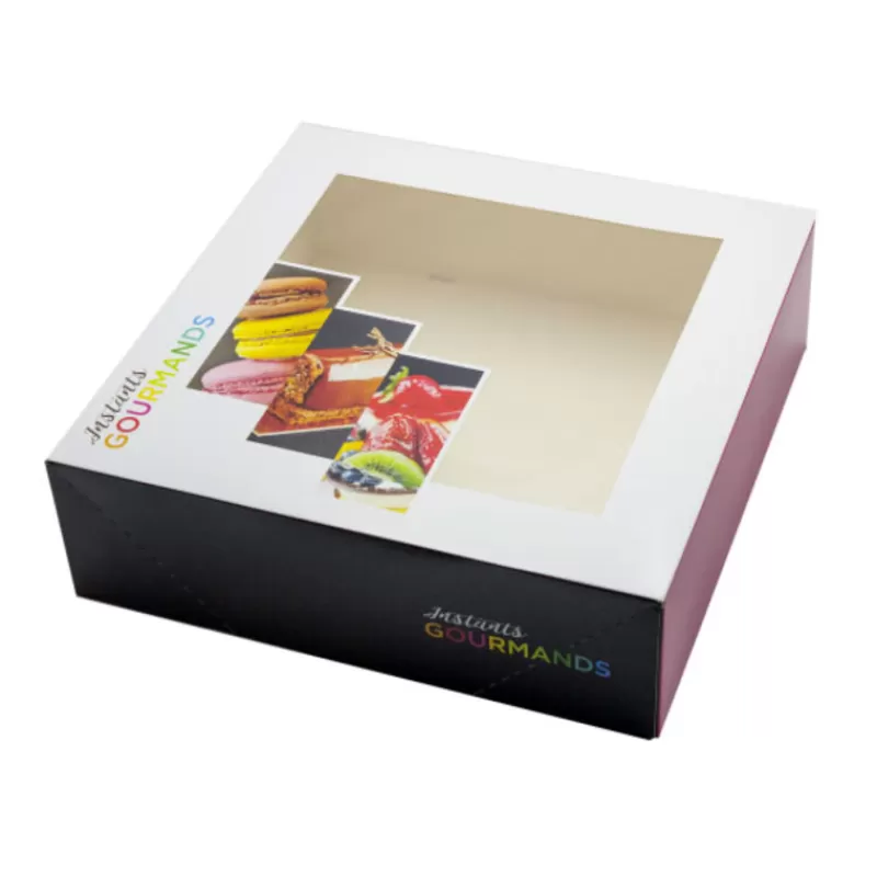 Cerf Dellier Boîtes Pâtissières Fenetres 32 X 32 X 11,5 Cm (X 50) Online
