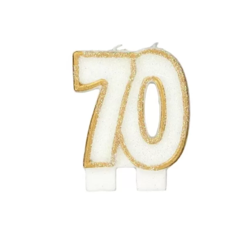 Cerf Dellier Bougie Anniversaire 70 Ans Patisdecor Clearance