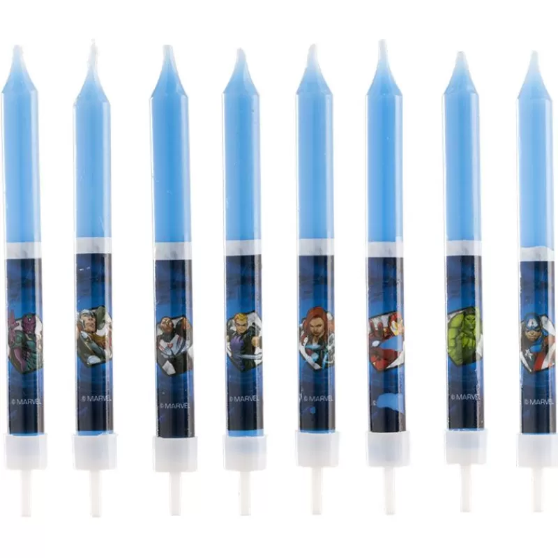 Cerf Dellier Bougie Anniversaire Avengers (X 8) Clearance