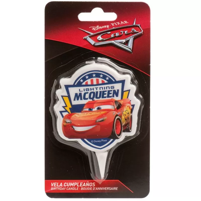 Cerf Dellier Bougie Anniversaire Cars 7,5 Cm Flash Sale