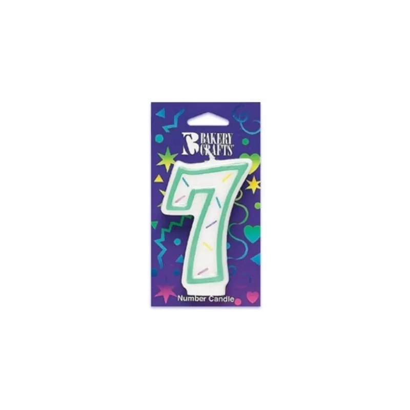 Cerf Dellier Bougie Anniversaire, Chiffre 7 Sale