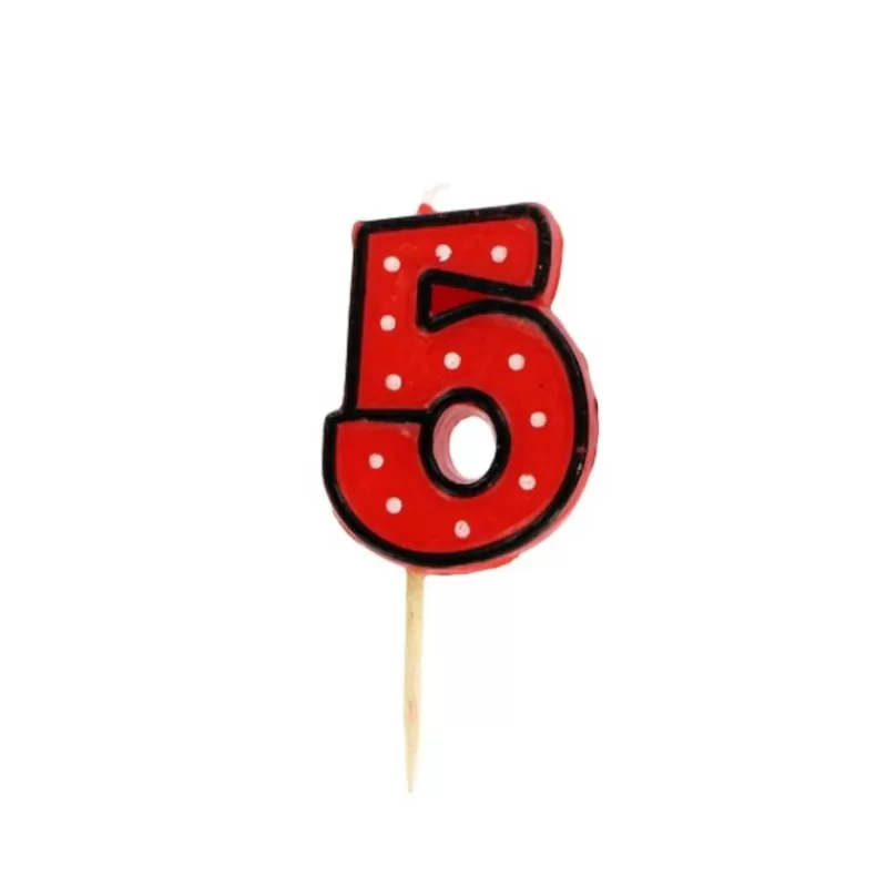 Cerf Dellier Bougie Anniversaire Chiffre Fete 5 Patisdecor Store