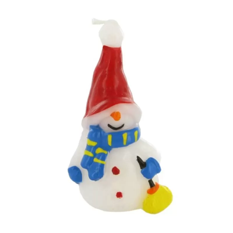 Cerf Dellier Bougie Bonhomme De Neige Fashion