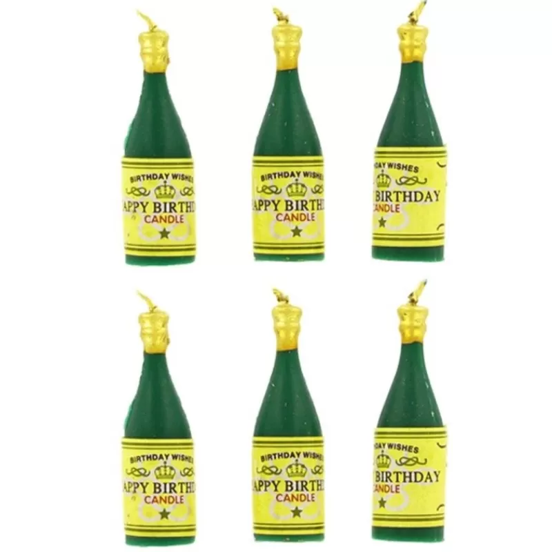 Cerf Dellier Bougie Bouteille De Champagne Patisdecor (X 6) Cheap
