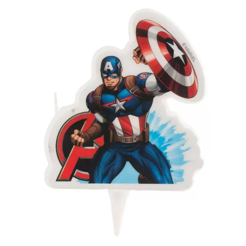 Cerf Dellier Bougie Captain America 2D Cheap