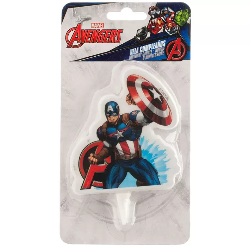 Cerf Dellier Bougie Captain America 2D Cheap