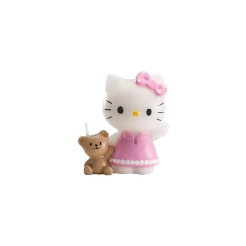 Cerf Dellier Bougie D'Anniversaire Hello Kitty Sur Pique Discount