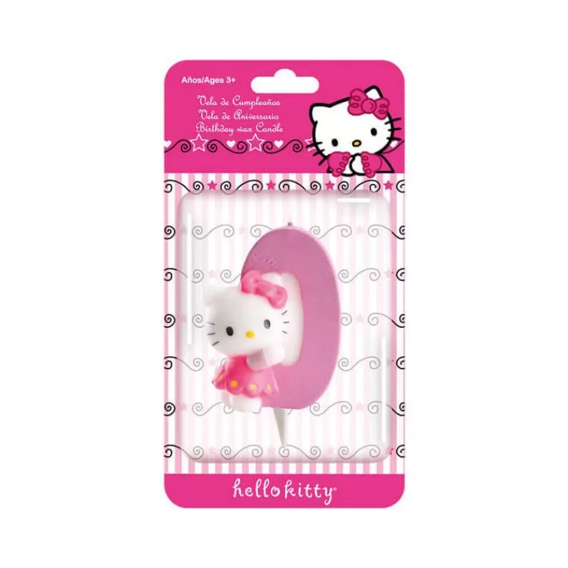 Cerf Dellier Bougie Hello Kitty Chiffre 0 Sale