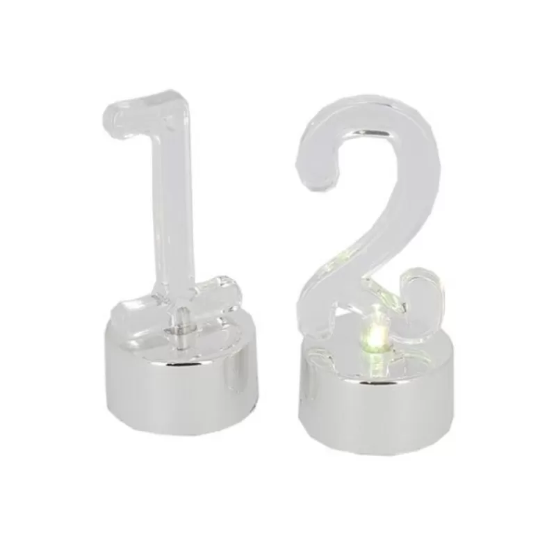 Cerf Dellier Bougies Chiffres 0 A 9 Led Patisdecor (X 10) Fashion