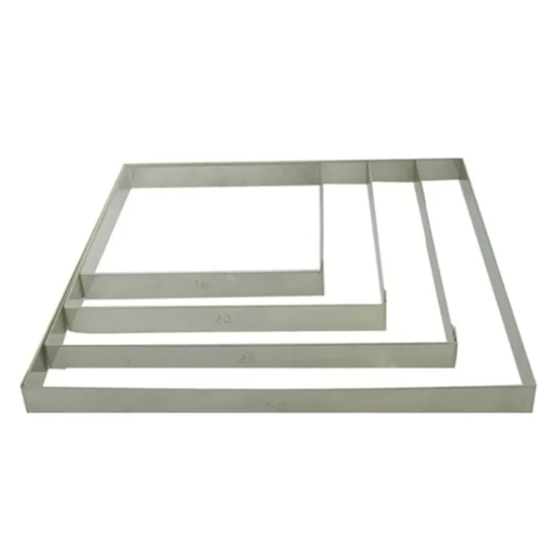 Cerf Dellier Cadre A Patisserie En Inox H 2 Cm De Buyer