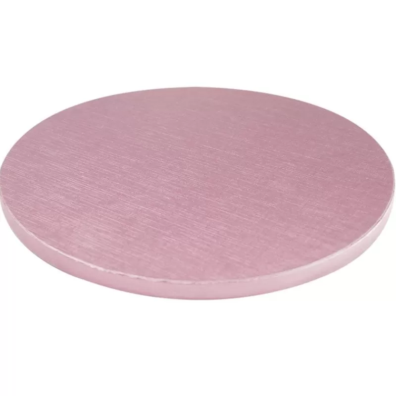 Cerf Dellier Cake Drum Rond Rose 25 Cm Patisdecor New