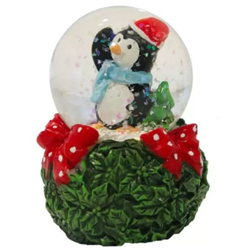 Cerf Dellier Cake Topper Boule A Neige Pingouin Patisdecor New