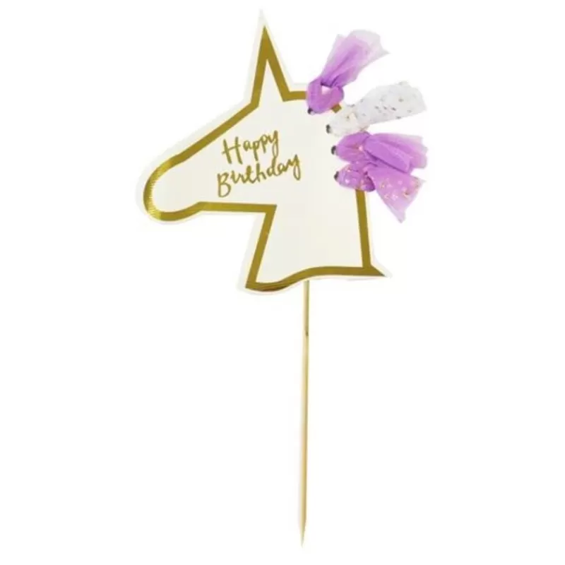 Cerf Dellier Cake Topper Tete De Licorne Patisdecor Cheap