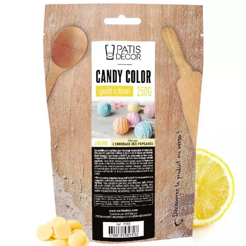 Cerf Dellier Candy Color Jaunes Gout Citron 250 G