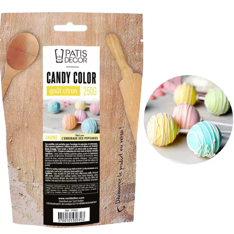 Cerf Dellier Candy Color Jaunes Gout Citron 250 G