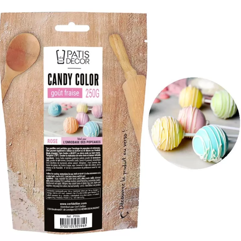 Cerf Dellier Candy Color Roses Gout Fraise 250 G