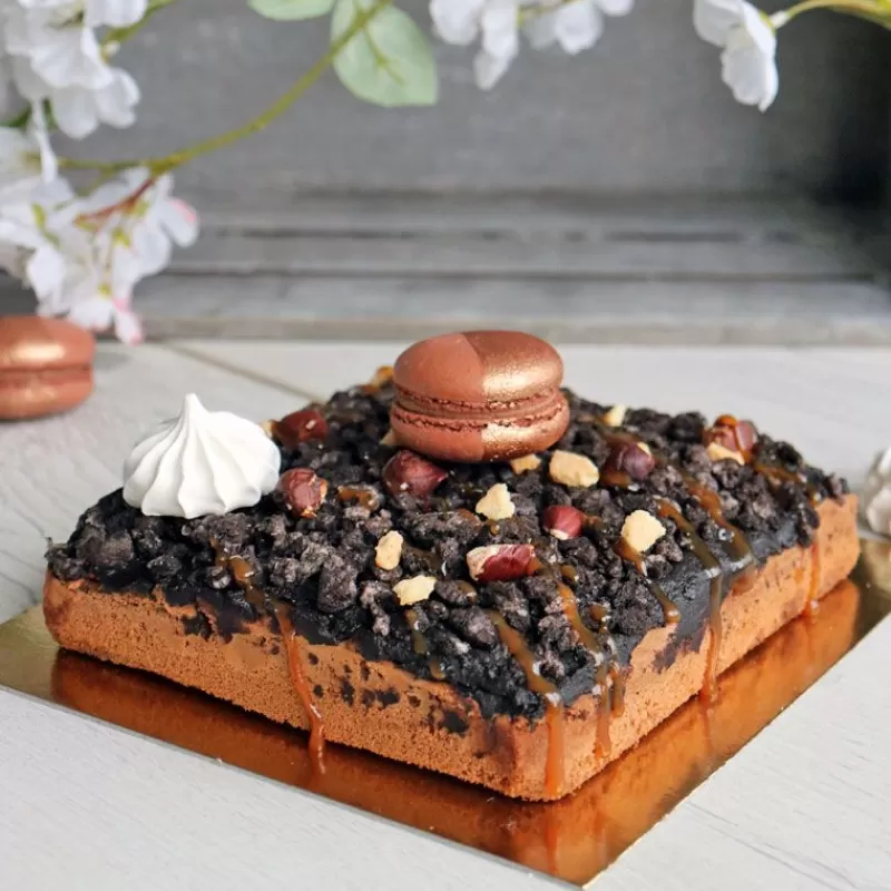 Cerf Dellier Cartons Carres Or/Noir 14 X 14 Cm Patisdecor (X5) Online