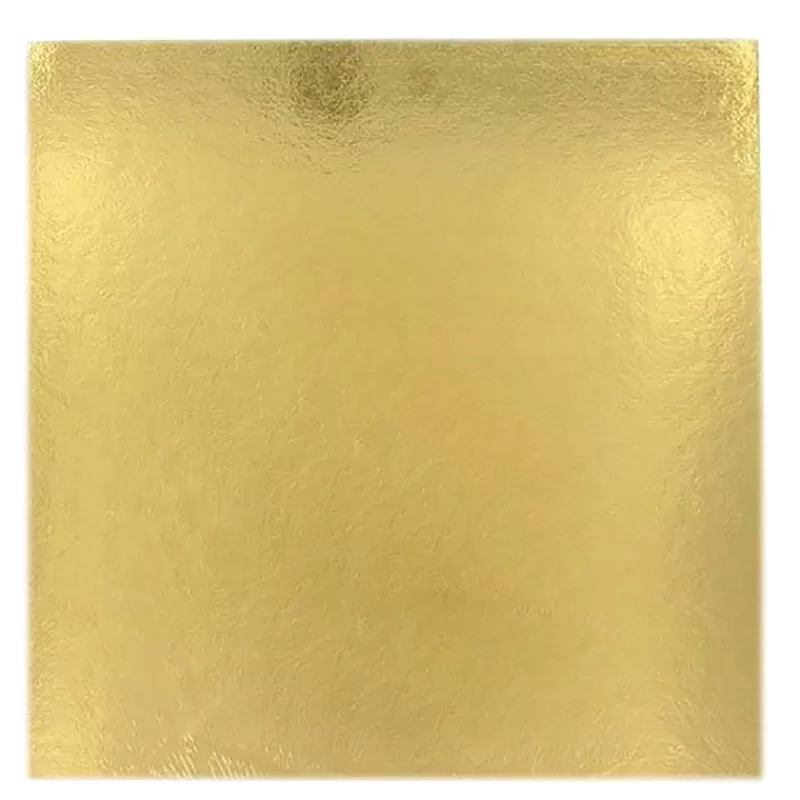 Cerf Dellier Cartons Carres Or/Noir 14 X 14 Cm Patisdecor (X5) Online