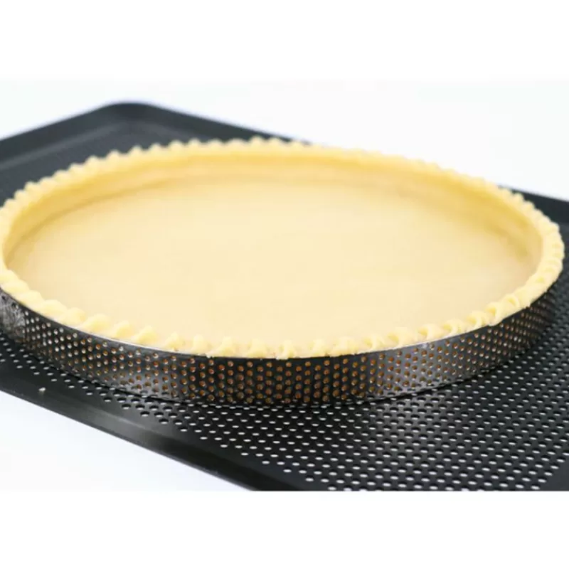 Cerf Dellier Cercle A Tarte Perfore Inox H 2 Cm 12 Cm Patisdecor