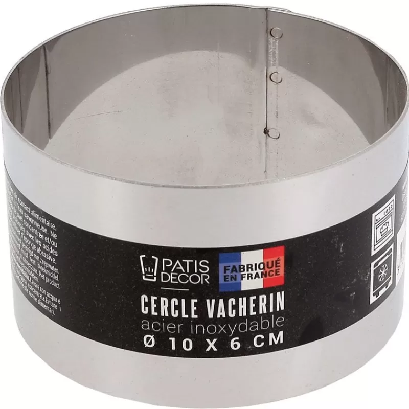 Cerf Dellier Cercle A Vacherin Inox H 6 Cm 10 Cm Patisdecor