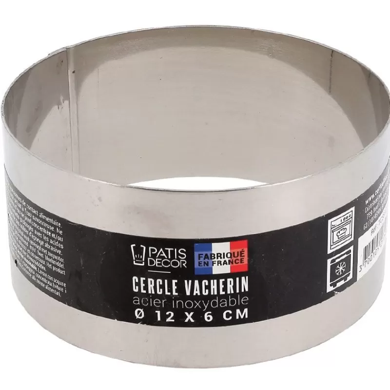 Cerf Dellier Cercle A Vacherin Inox H 6 Cm 12 Cm Patisdecor