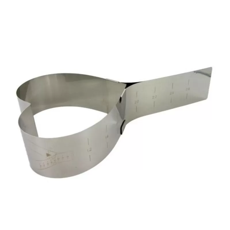 Cerf Dellier Coeur Inox Extensible 12 A 26 Cm H 7 Cm Patisdecor