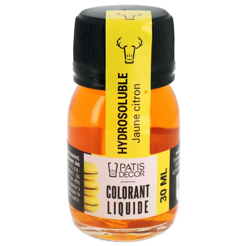Cerf Dellier Colorant Liquide Hydrosoluble Jaune Citron 30 Ml