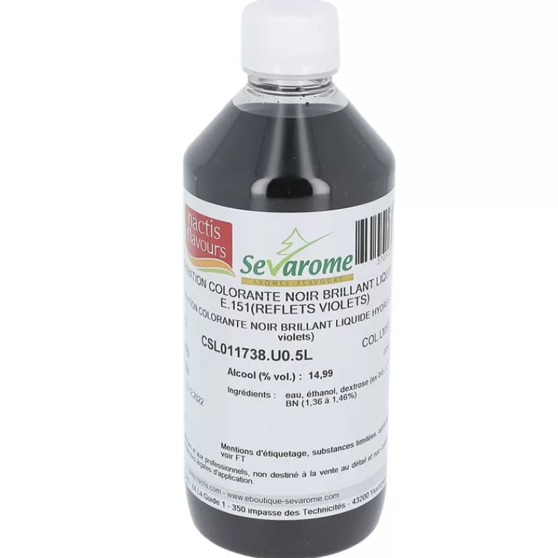 Cerf Dellier Colorant Liquide Hydrosoluble Noir Brillant 500 Ml