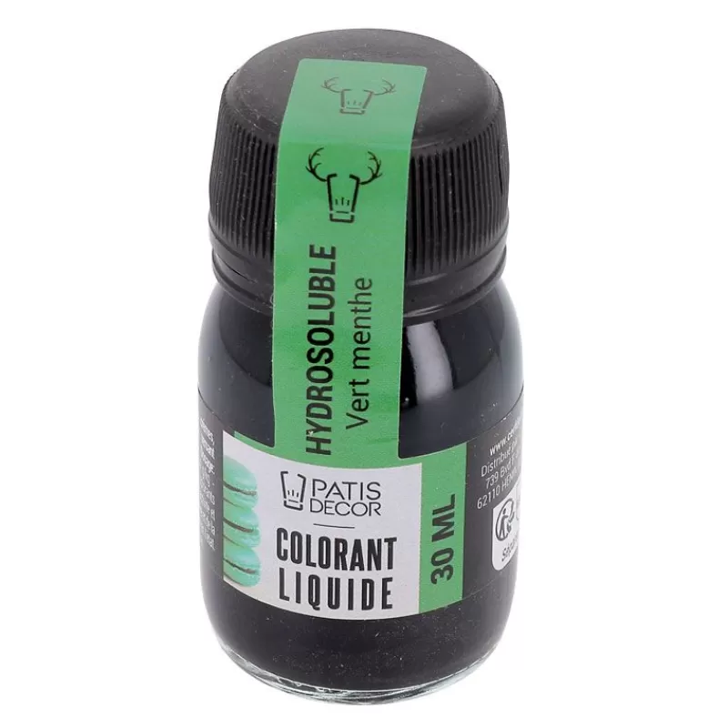 Cerf Dellier Colorant Liquide Hydrosoluble Vert Menthe 30 Ml