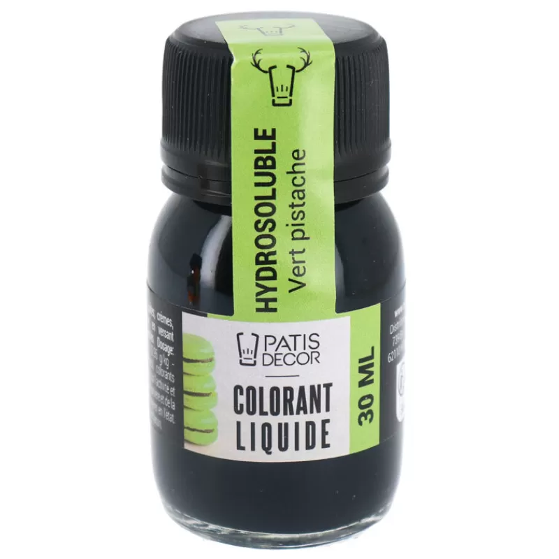 Cerf Dellier Colorant Liquide Hydrosoluble Vert Pistache 30 Ml