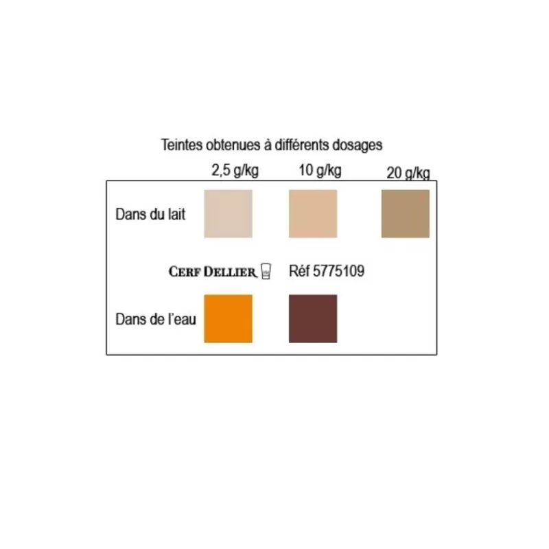 Cerf Dellier Colorant Poudre Alimentaire Caramel 100 G