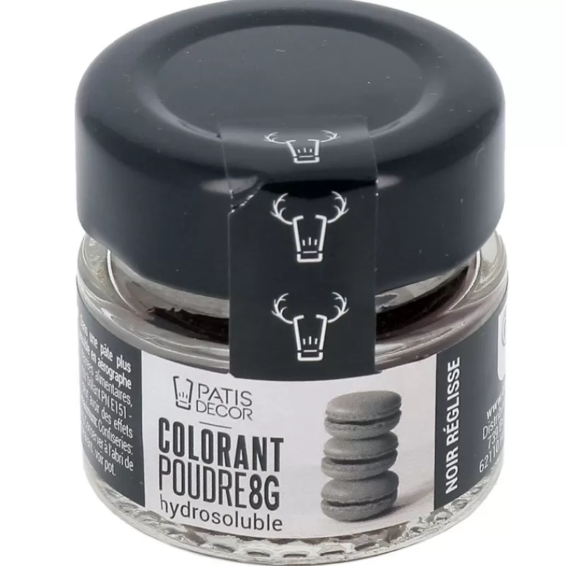 Cerf Dellier Colorant Poudre Hydrosoluble Noir Reglisse 8 G