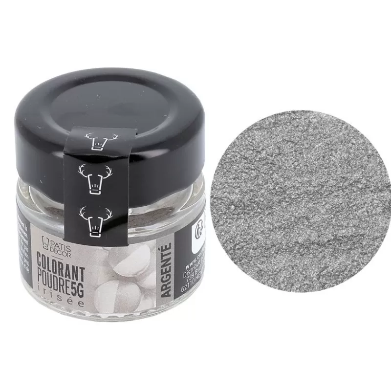 Cerf Dellier Colorant Poudre Irise Argente 5 G