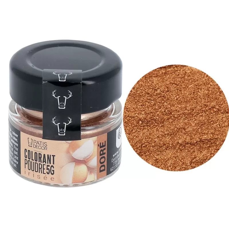 Cerf Dellier Colorant Poudre Irise Dore 5 G