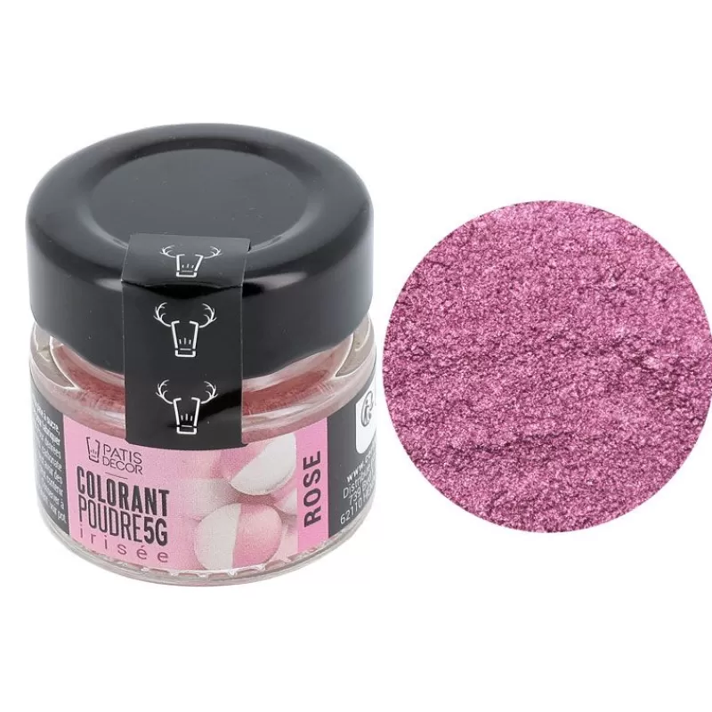 Cerf Dellier Colorant Poudre Irise Rose 5 G