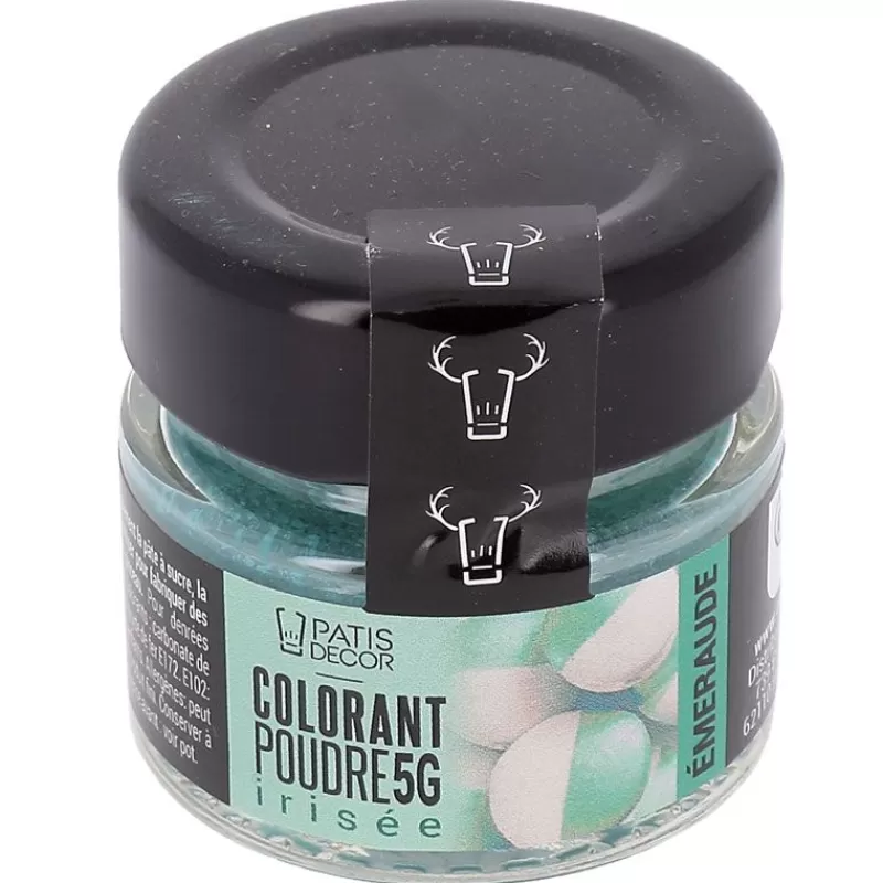 Cerf Dellier Colorant Poudre Irise Vert Emeraude 5 G