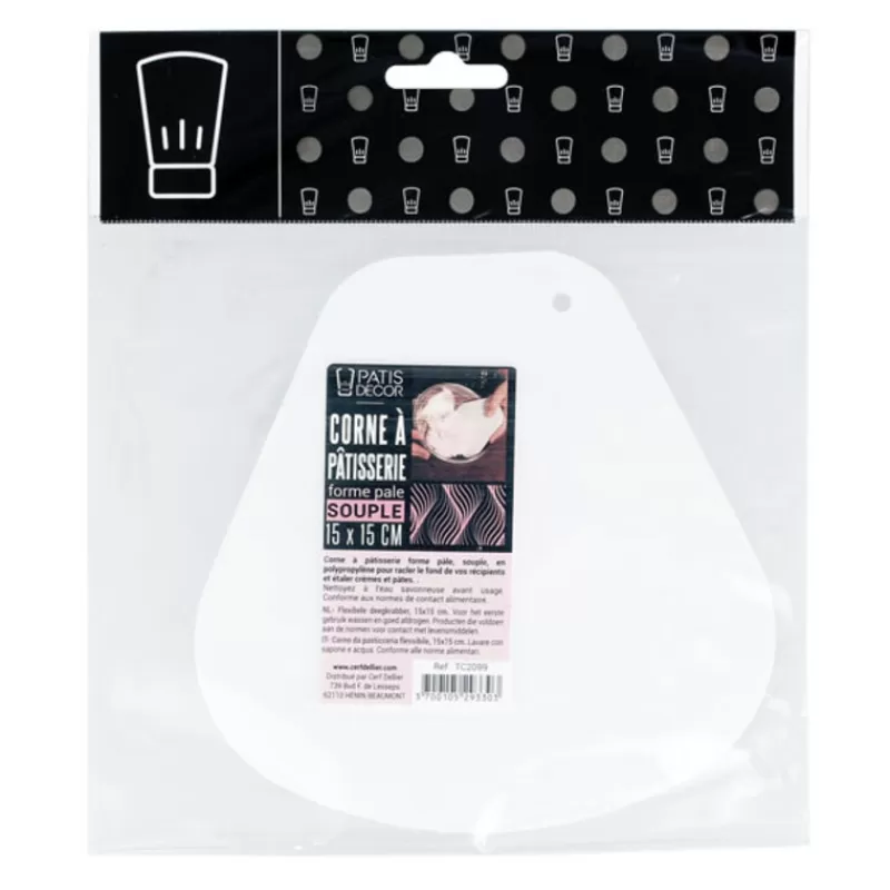 Cerf Dellier Corne A Patisserie Forme Pale Souple 15 Cm