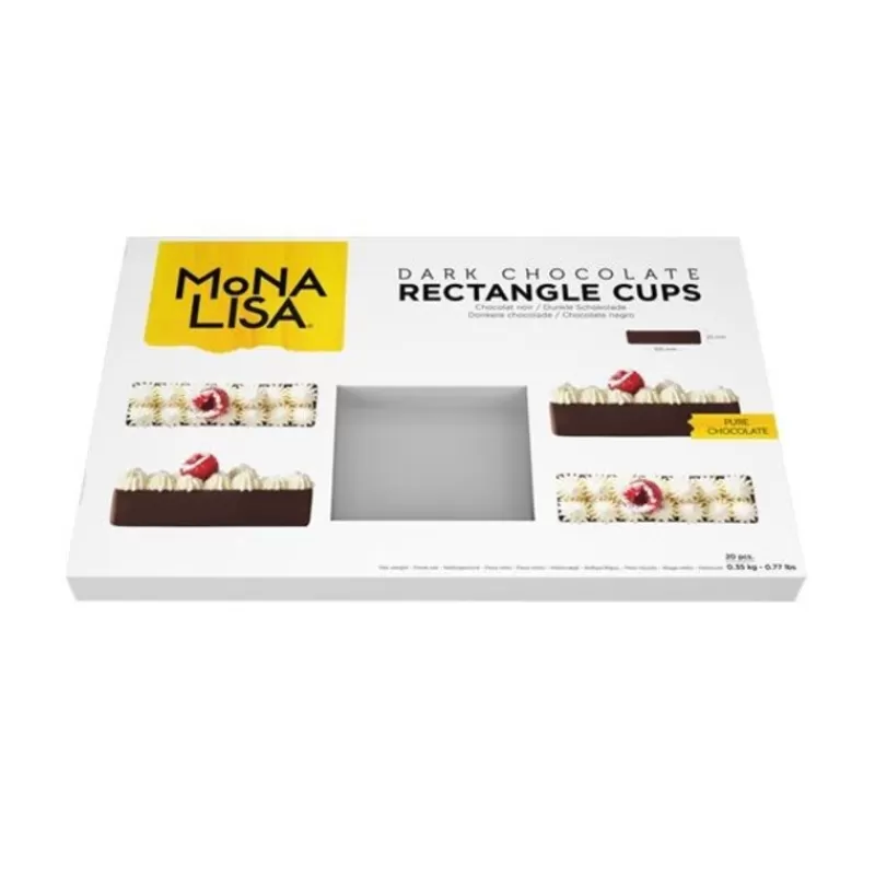 coupelle_chocolat_noir_rectangulaire_x20_2.webp Cerf Dellier Coupelle Chocolat Noir Rectangulaire (X20) Clearance