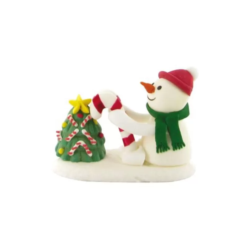 Cerf Dellier Décors Comestibles Bonhomme De Neige Et Sapin (X24) Fashion